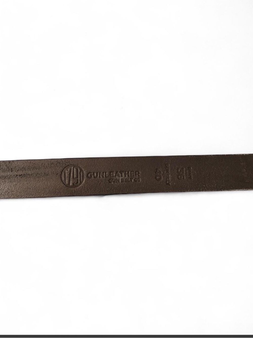 1761 Gunleather Gunbelt Black NWOT